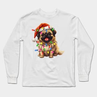 Christmas Pekingese Long Sleeve T-Shirt